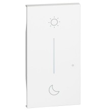 Cover Bticino Living Now Illuminabile Bianco per Comando Scenario Notte e Giorno KW41M2