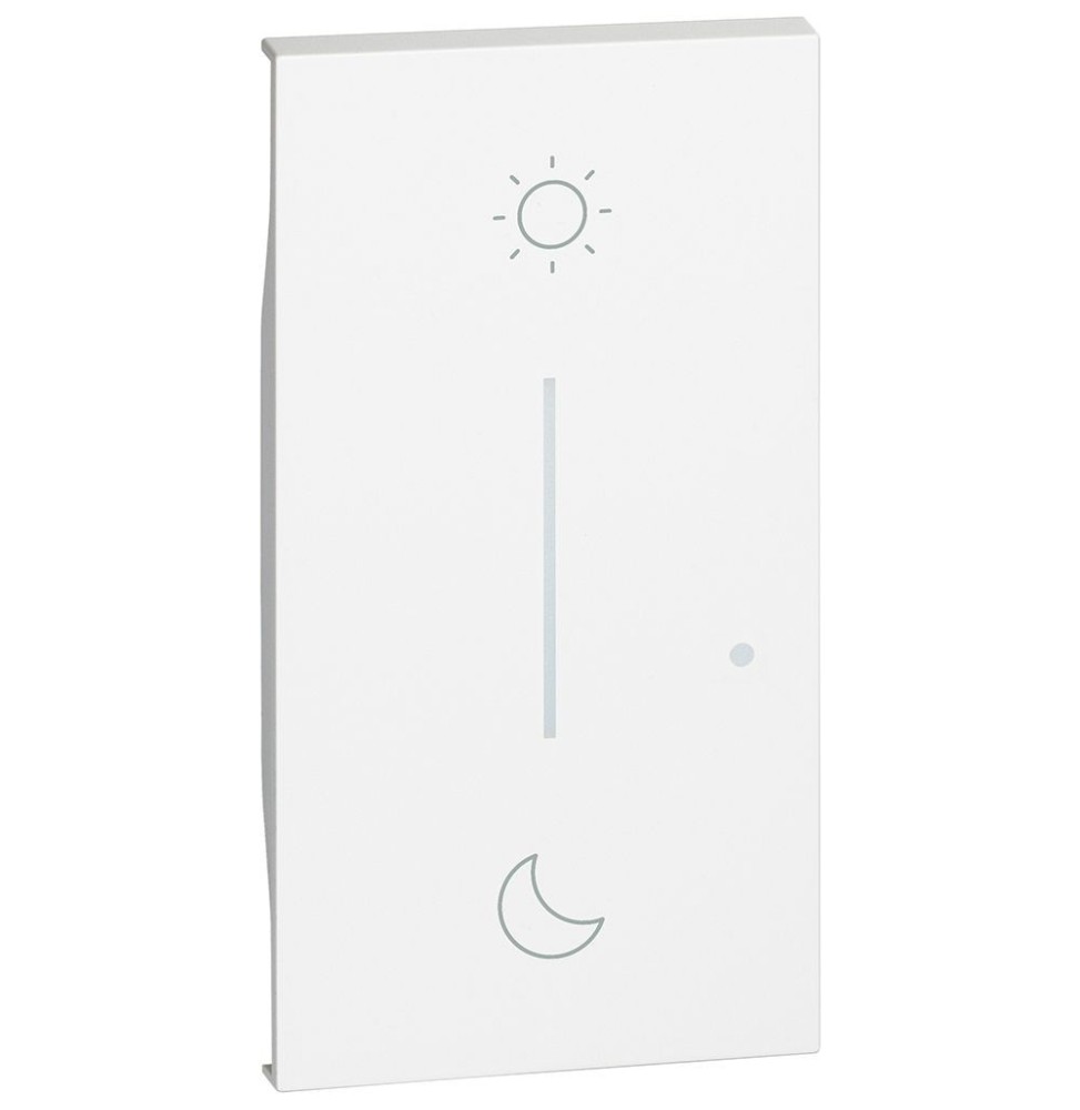 Cover Bticino Living Now Illuminabile Bianco per Comando Scenario Notte e Giorno KW41M2