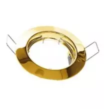 Faretto da incasso fisso oro foro 65 mm Lampo DIKFIXOR