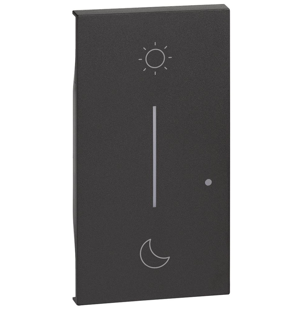 Cover Bticino Living Now Illuminabile Nero per Comando Scenario Notte e Giorno KG41M2