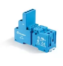 Zoccolo con morsetti a piastrina per relè tipo 55.34 e 55.32 Finder 9404SMA