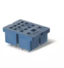 Zoccolo per circuito stampato per relè a due scambi tipo 55.32 Finder 9412SMA