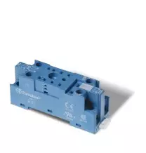 Zoccolo guida Din per relè a due scambi tipo 55.32 Finder 9482SMA