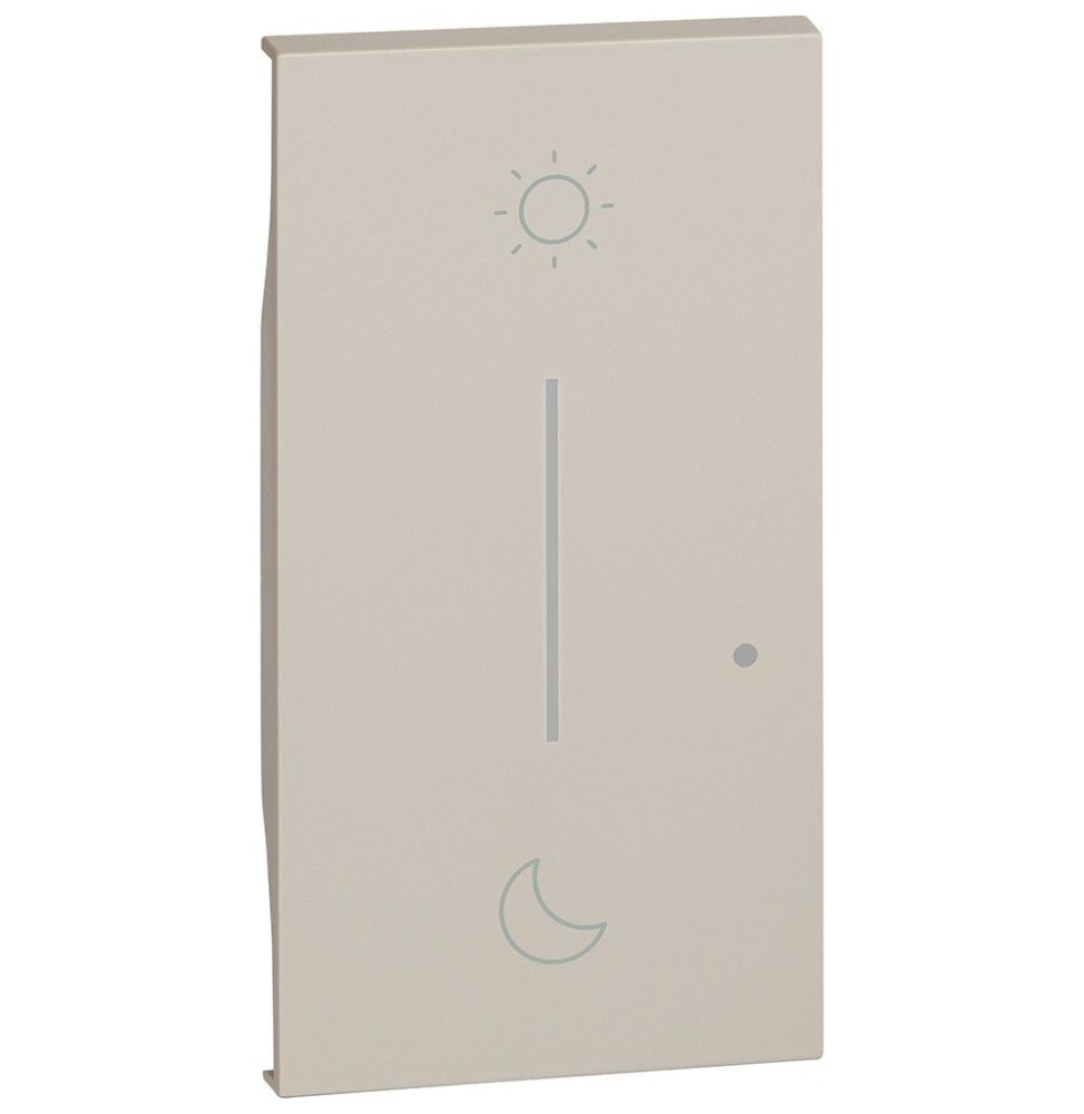 Cover Bticino Living Now Illuminabile Sabbia per Comando Scenario Notte e Giorno KM41M2