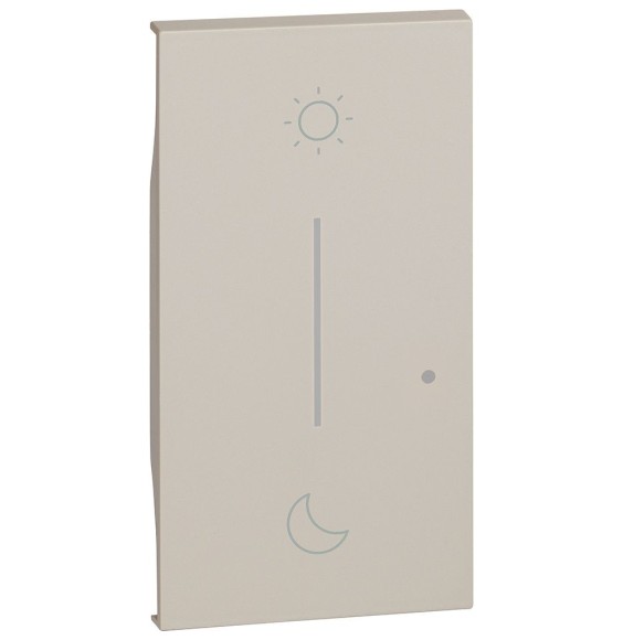 Cover Bticino Living Now Illuminabile Sabbia per Comando Scenario Notte e Giorno KM41M2