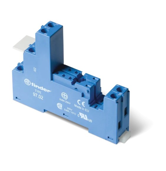 Zoccolo di connessione per rele tipo 4652 Finder 9702SPA