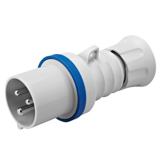 Spina CEE Dritta 2P+T cablaggio a vite IP44 16A Gewiss GW60004H