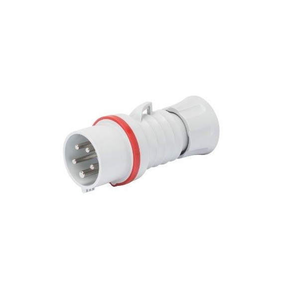 Spina CEE Dritta 3P+T cablaggio a vite IP44 16A Gewiss GW60008H