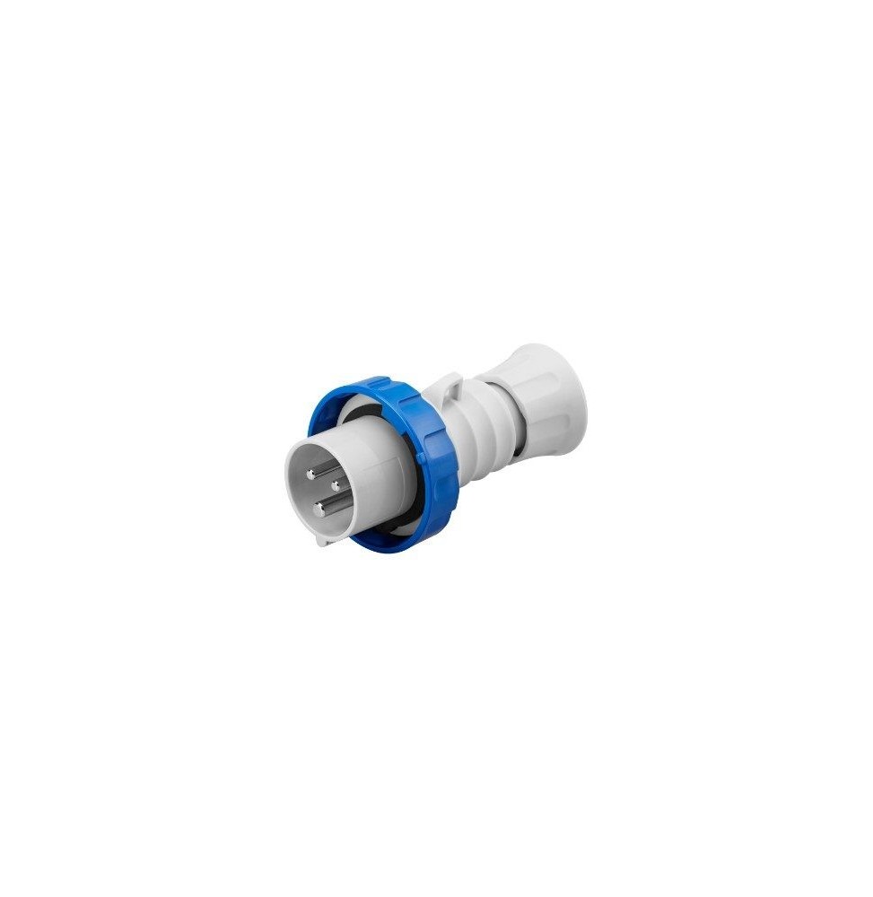 Spina CEE Dritta 2P+T cablaggio a vite IP67 16A Gewiss GW60026H