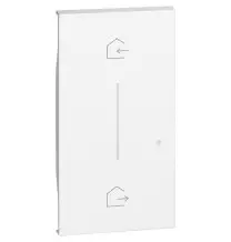 Cover Bticino Living Now per Comando Scenario con Simbolo Entra e Esci Bianco KW40M2