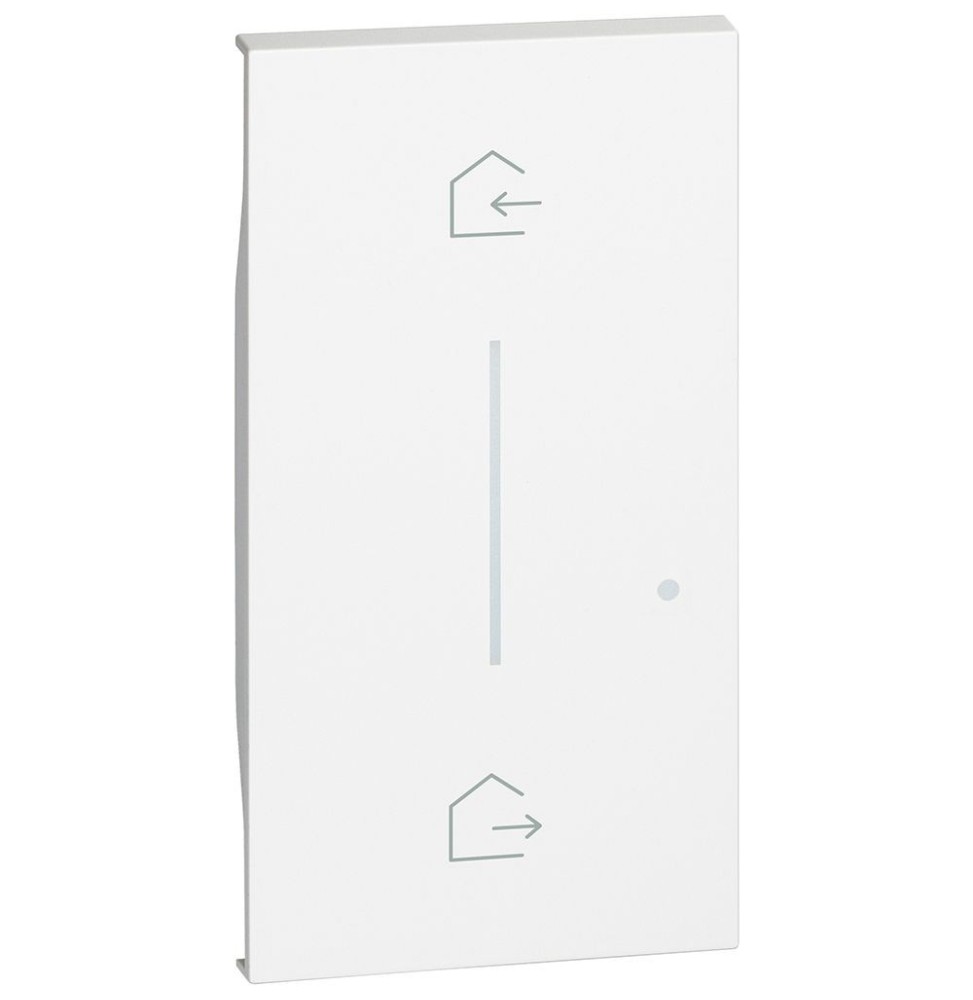 Cover Bticino Living Now per Comando Scenario con Simbolo Entra e Esci Bianco KW40M2