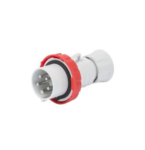 Spina Dritta CEE 3P+N+T cablaggio a vite IP67 16A Gewiss GW60031H