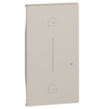 Cover Bticino Living Now Illuminabile Sabbia per Comando Scenario Entra e Esci Wireless  KM40M2