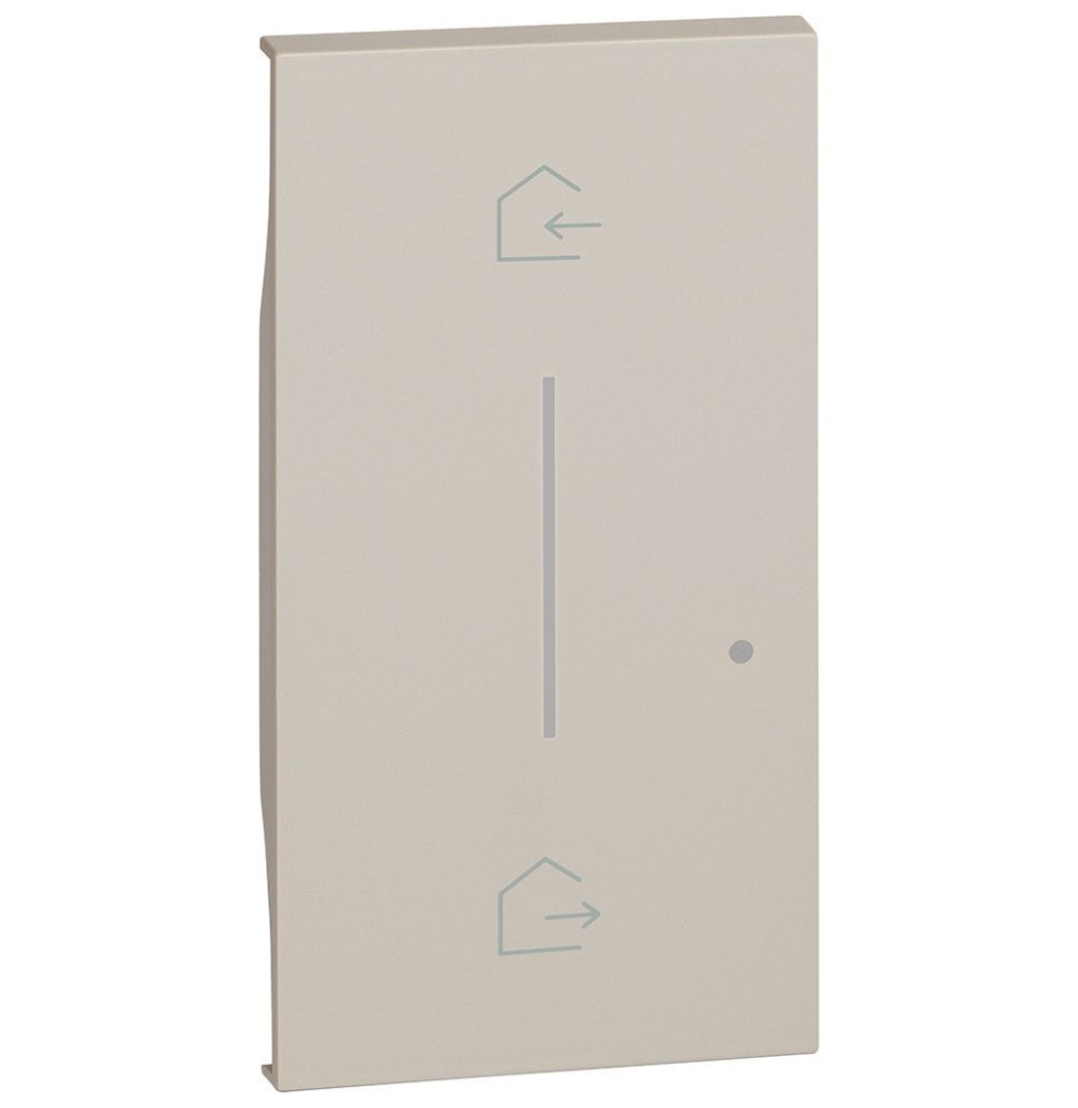 Cover Bticino Living Now Illuminabile Sabbia per Comando Scenario Entra e Esci Wireless  KM40M2