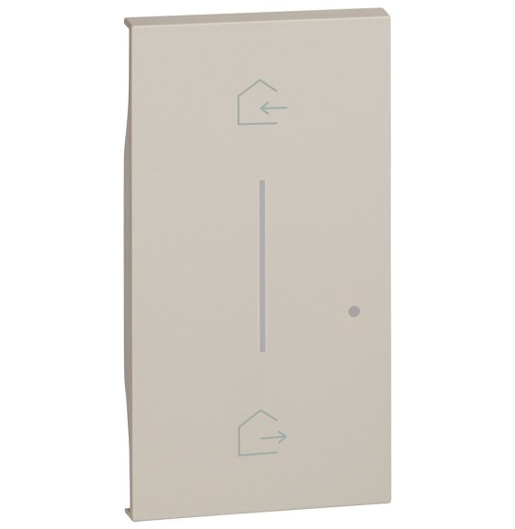 Cover Bticino Living Now Illuminabile Sabbia per Comando Scenario Entra e Esci Wireless  KM40M2