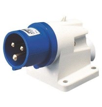 Spina CEE a parete 2P+T cablaggio a vite IP44 16A Gewiss GW60404