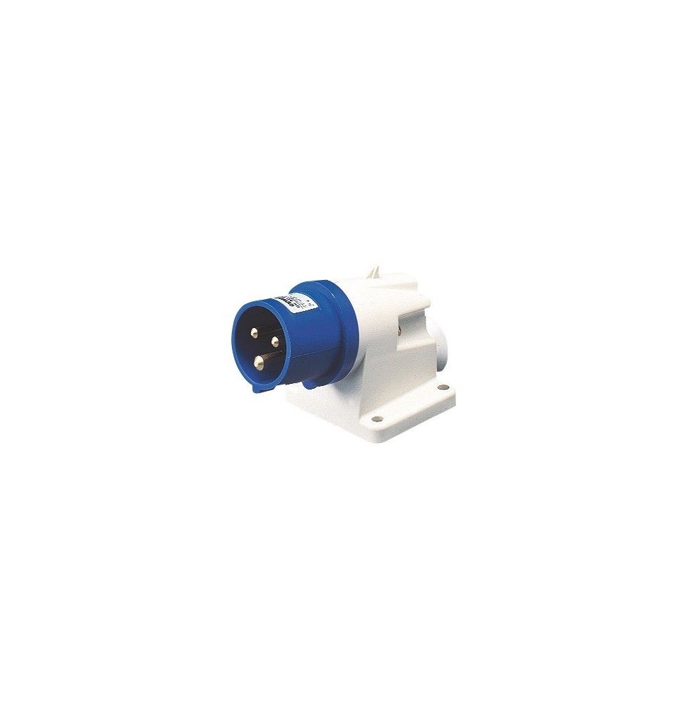 Spina CEE a parete 2P+T cablaggio a vite IP44 16A Gewiss GW60404