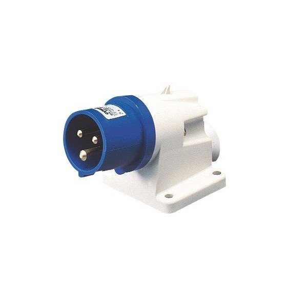 Spina CEE a parete 2P+T cablaggio a vite IP44 16A Gewiss GW60404