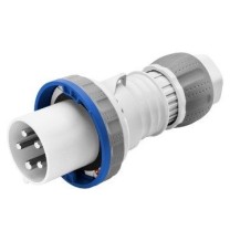 Spina Dritta CEE 2P+T cablaggio a vite IP67 63A Gewiss GW61048H