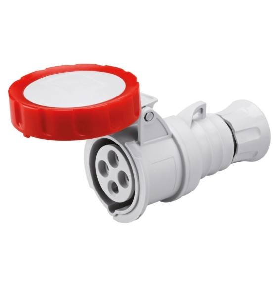 Presa CEE 3P+T cablaggio a vite IP67 16A GW62030H