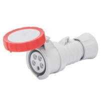 Presa volante CEE 3P+N+T IP44 16A diritta con cablaggio a vite Gewiss GW62031H