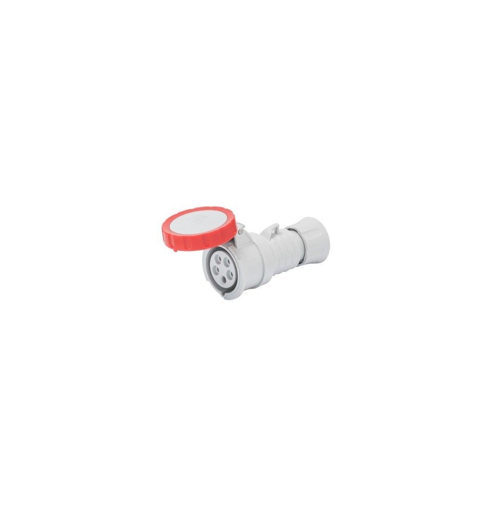 Presa volante CEE 3P+N+T IP44 16A diritta con cablaggio a vite Gewiss GW62031H