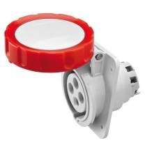 Presa ad incasso angolata CEE 3P+T IP67 16A Gewiss 62231H
