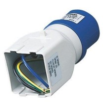 Adattatore Da Spina Cee a Presa Civile 2P+T Blu 16A 230V Gewiss GW64206