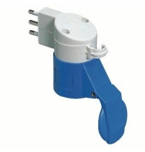 Adattatore da Spina Civile a Presa Industriale 16A Blu 230V Gewiss GW64208