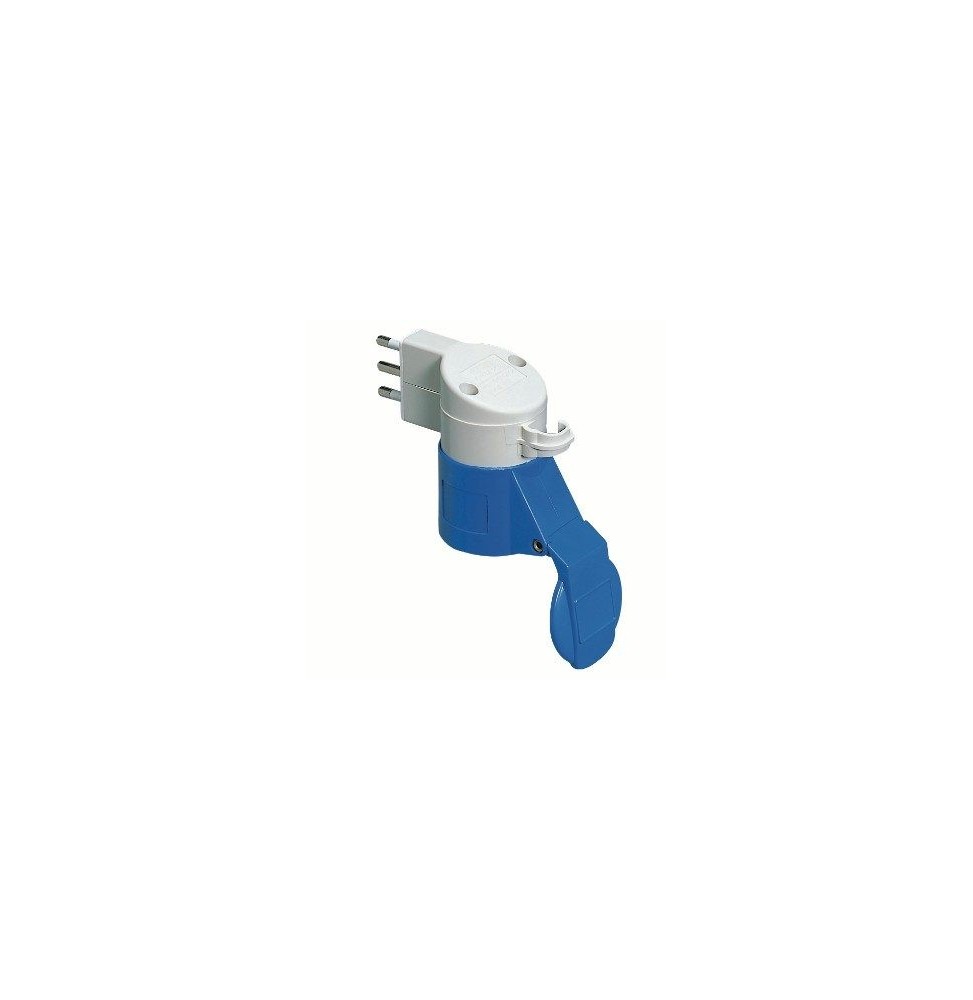 Adattatore da Spina Civile a Presa Industriale 16A Blu 230V Gewiss GW64208