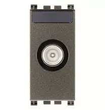 Presa TV Passante Attacco Maschio Attenuazione 10dB Vimar Arke' Metal 19300.10.M