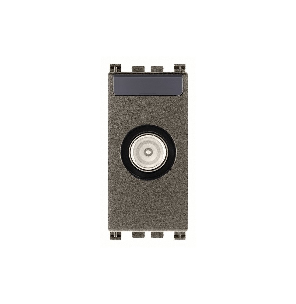 Presa TV Passante Attacco Maschio Attenuazione 10dB Vimar Arke' Metal 19300.10.M