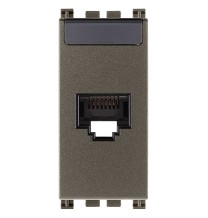 Presa di rete categoria 5E RJ45 UTP Vimar Arke' Metal 19339.11.M