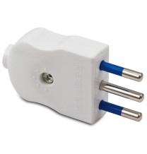 Spina Volante 2 poli + T 10A Bianca Master 05021B