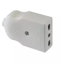 Presa Bivalente volante 2P+T 10-16A Bianca Master 05231