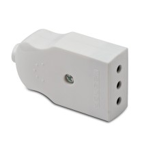 Presa Volante 2P+T 10A Bianca Master 05211
