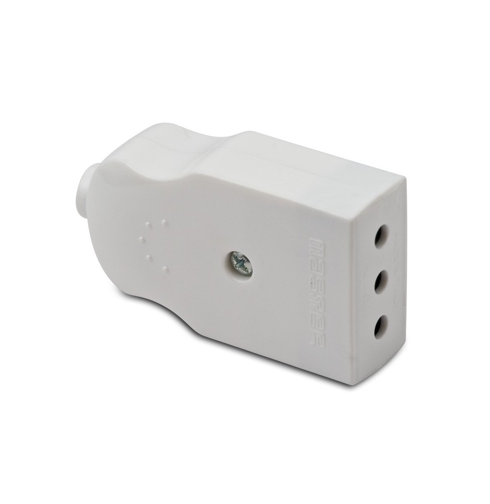 Presa Volante 2P+T 10A Bianca Master 05211
