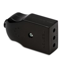 Presa Volante 2P+T 10A Nera Master 05210