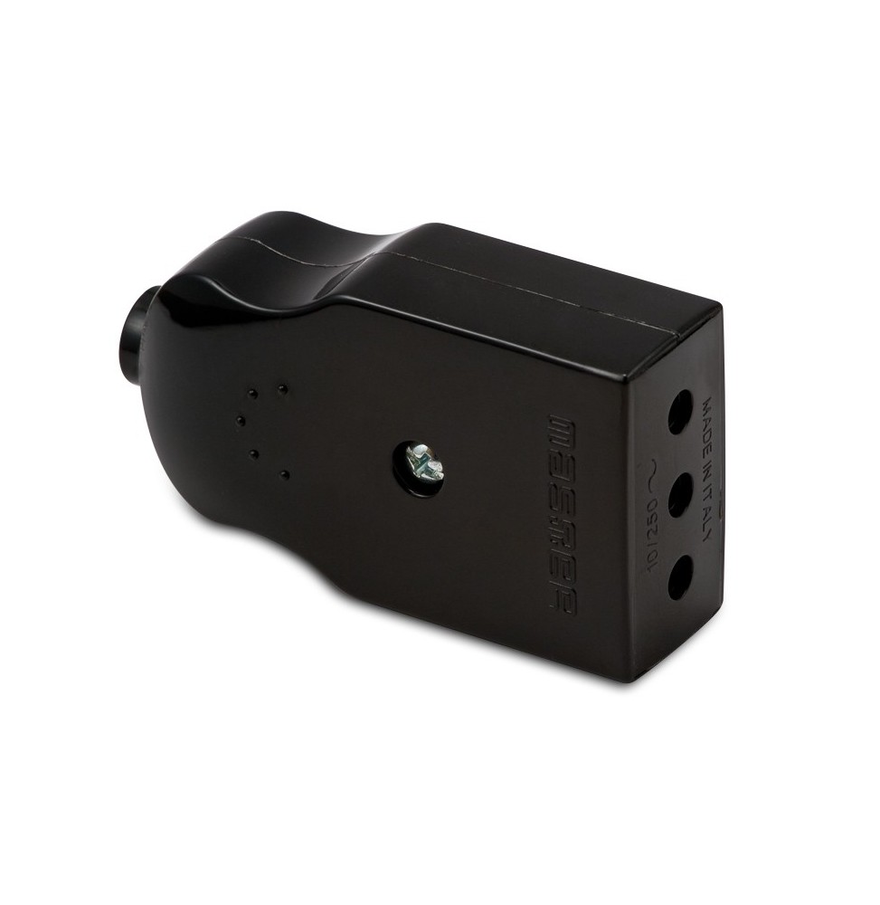 Presa Volante 2P+T 10A Nera Master 05210