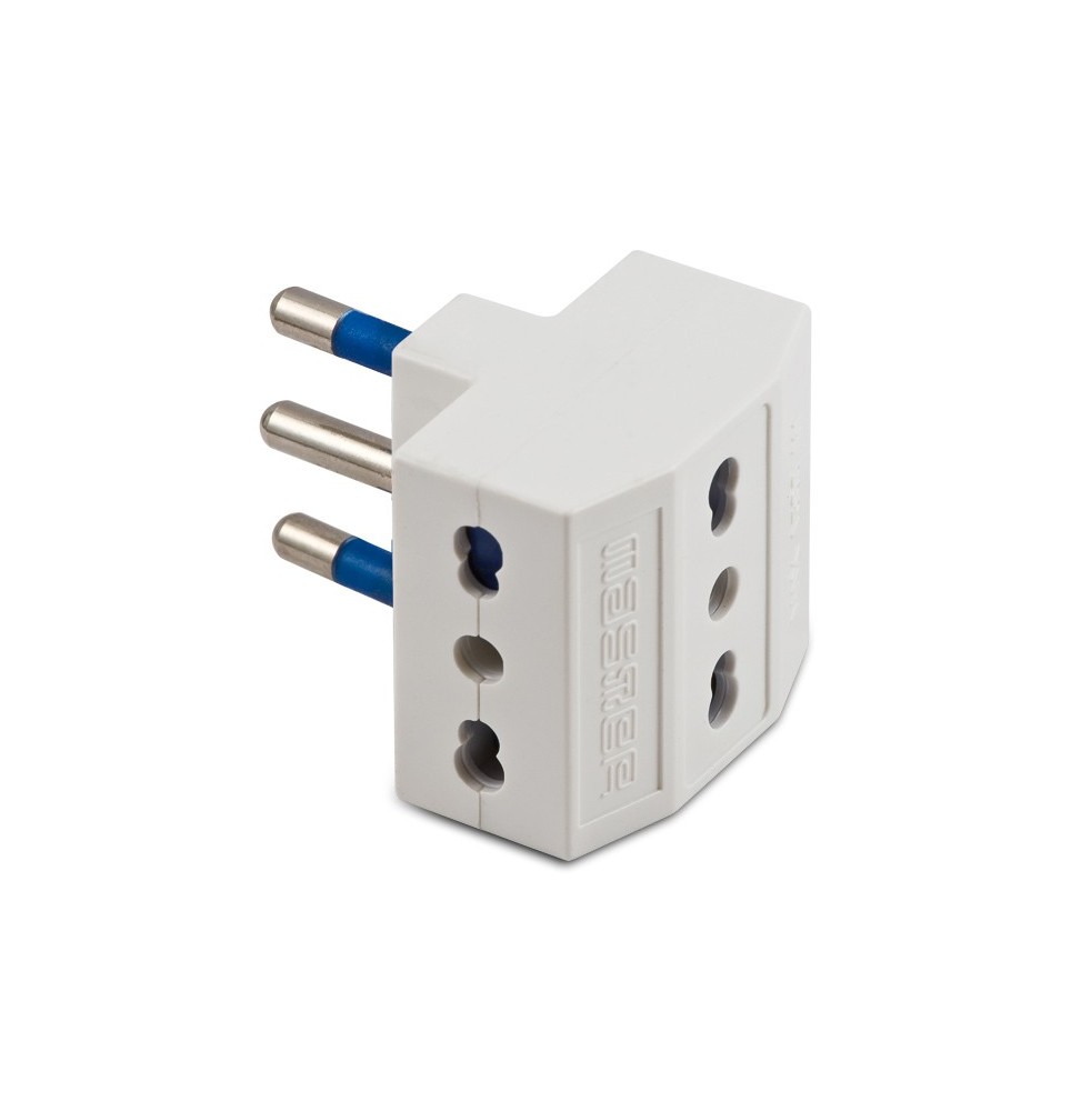 Adattatore Triplo 16A+T Bianco Master 05641