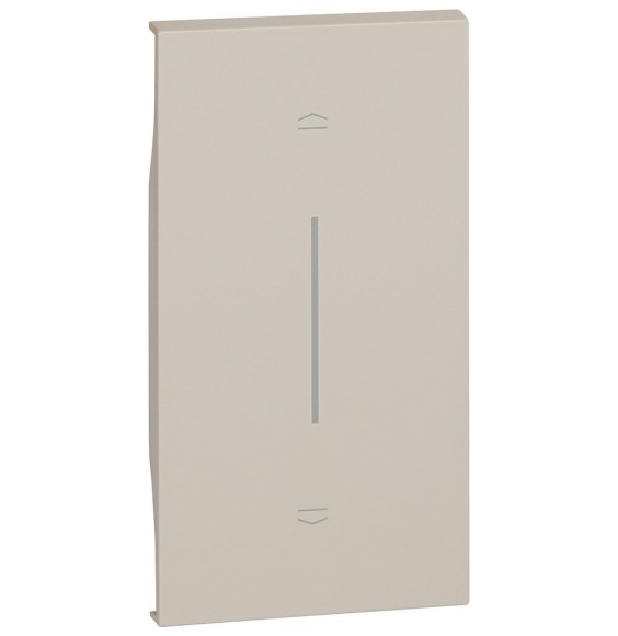 Cover Bticino Living Now con Simbolo SuGiu' due moduli Sabbia KM05MH2