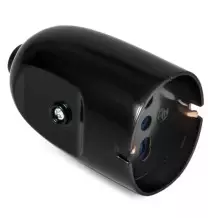 Presa Schuko Trivalente Per spine Italiane e tedesche 16A Nera Master 05540