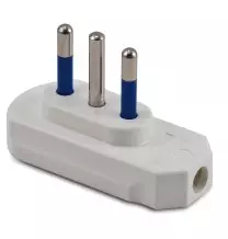 Spina piatta 10A+T Bianca Master 05411