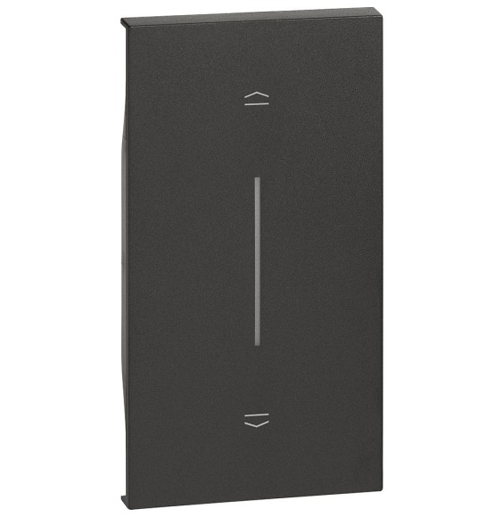Cover Bticino Living Now con Simbolo Su/Giu' Nero  KG05MH2
