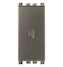 Invertitore Assiale illuminabile Vimar Arke' Metal 19113.M
