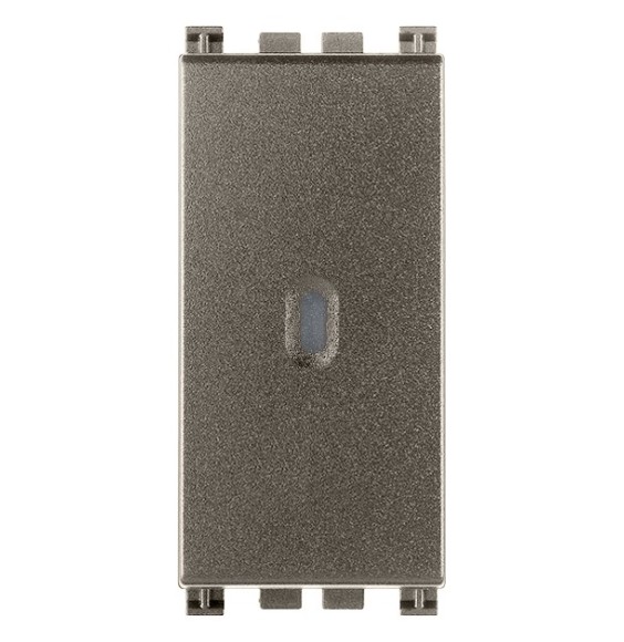 Invertitore Assiale illuminabile Vimar Arke' Metal 19113.M