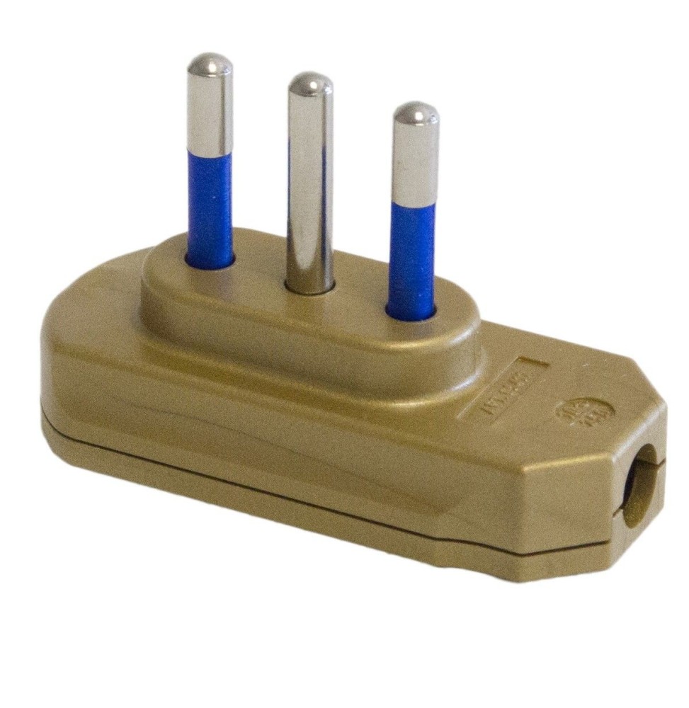 Spina piatta 10A+T Oro Master 05411-O
