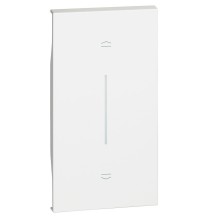 Cover Bticino Living Now con Simbolo SuGiu' due moduli Bianca KW05MH2