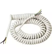 Cavo estensibile bianco 5MT filo teso 3x0,75 bianco Master 00616B