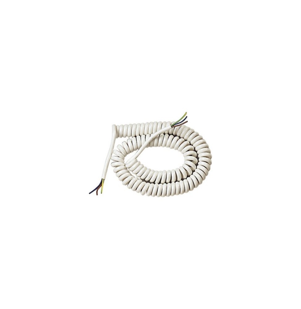Cavo estensibile bianco 5MT filo teso 3x0,75 bianco Master 00616B
